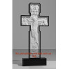 Купить резной крест гранитный с распятьем большой (120х60)