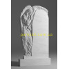 Купить резной памятник гранитный с ангел накрыл крылом (120х60)