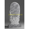 Купить резной памятник гранитный с розами корзина (120х60)