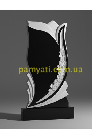 Купить памятник 3d модель с розами