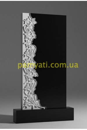 Купить памятник 3d модель с цветами
